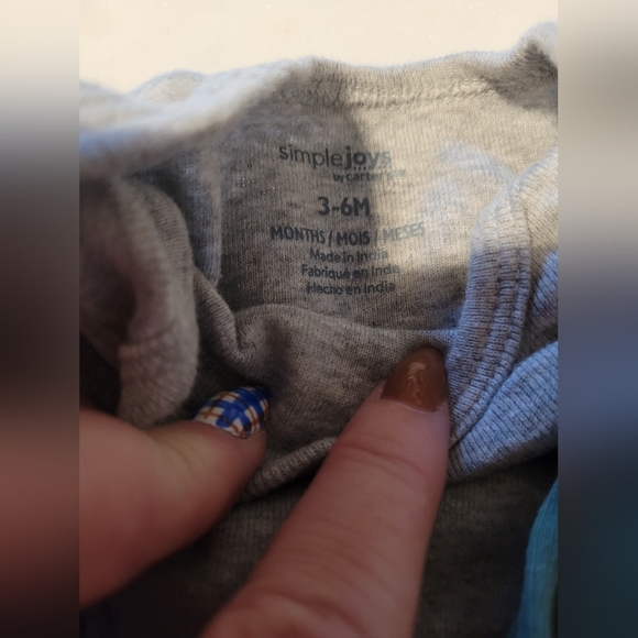 EUC Carters Assorted Color Infant One Pieces Bundle Size 3 To 6 Months - Picture 8 of 8